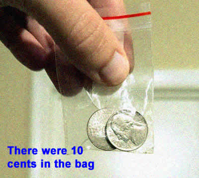 two nickels was not an effective weapon